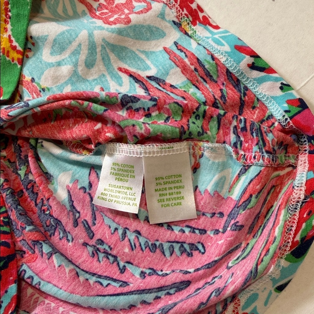 Lilly Pulitzer Fishing For Compliments Long Sleeve Tee - Picture 5 of 7